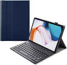 Load image into Gallery viewer, ProElite Detachable Wireless Bluetooth Keyboard flip case Cover for Redmi Pad 10.6 inch, Dark Blue
