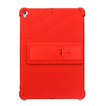 Load image into Gallery viewer, ProElite Soft Silicon Back case Cover with Stand for Apple iPad 10.2&quot; 9th Gen (2021) / 8th Gen / 7th Gen, Red
