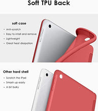 Load image into Gallery viewer, ProElite Smart Flip Case Cover with Flexible Soft TPU Back for Apple ipad 7th/8th/9th Gen (2021) 10.2 inch 2020, Red
