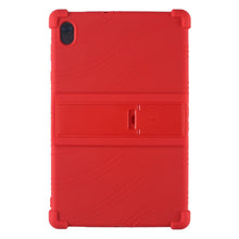 Load image into Gallery viewer, ProElite Soft Silicon Back case Cover with Stand for Lenovo M10 Plus/ K10 FHD 10.3&quot;, Red
