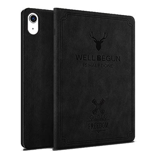 ProElite Smart Deer Flip case Cover for Apple iPad 10th Gen 10.9 inch 2022, Black