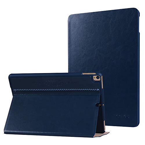 Kakusiga Smart Flip case Cover for Samsung Galaxy Tab S6 Lite 10.4 Inch SM-P610/P615, Support S Pen Magnetic Attachment [Dark Blue]