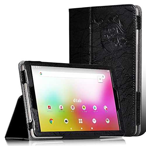 ProElite Handstrap Flip case Cover for Motorola Tab G20 8 inch, Black