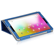 Load image into Gallery viewer, ProElite Handstrap Flip case Cover for Motorola Tab G20 8 inch, Dark Blue
