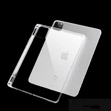 Load image into Gallery viewer, ProElite Soft TPU Transparent Back Case Cover for Apple iPad Air 4th/5th Gen 10.9 inch with Pencil Holder
