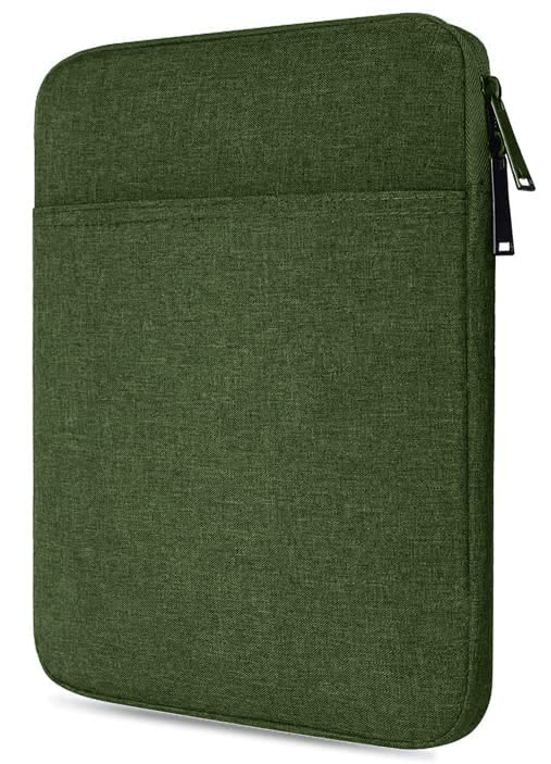 ProElite Tablet Sleeve Case Cover Upto 11.5 inch for iPad 10.2/iPad 10.9/Pro 11/ iPad 9.7/ Samsung/Lenovo/Galaxy/Oppo Pad Air/Xiaomi pad 5/Moto Tab G62/Redmi Pad Galaxy Tab A9 Plus/S7/S8/S9/Realme Pad 2/Honor Pad X9, with Pocket, Dark Green