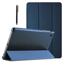 Load image into Gallery viewer, ProElite Smart Flip Case Cover for Samsung Galaxy Tab A7 Lite 8.7&quot; SM-T220/225 Translucent Back with Stylus Pen, Dark Blue
