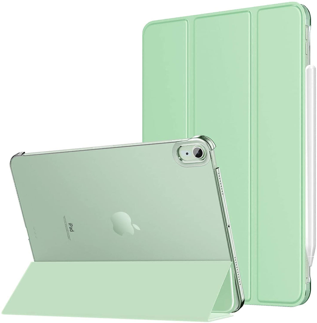 ProElite Smart Case Cover for Apple iPad Pro 11 inch 2022/2021 4th/3rd Gen [Auto Sleep/Wake ], Translucent & Hard Back, Mint Green
