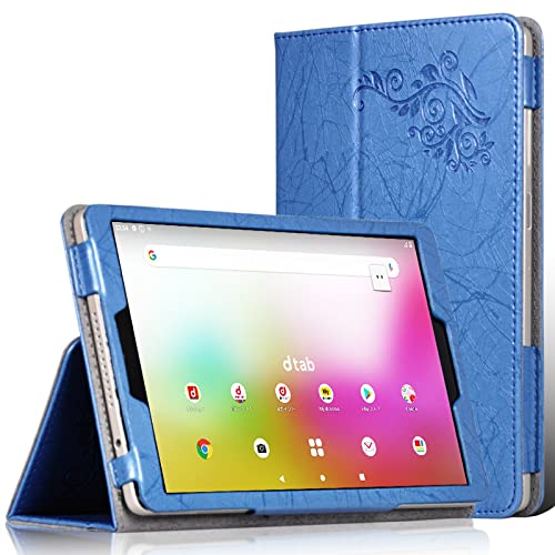 ProElite Handstrap Flip case Cover for Motorola Tab G20 8 inch, Dark Blue