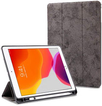 Load image into Gallery viewer, ProElite Smart PU Flip Case Cover for Apple ipad 7th/8th/9th Gen (2021) 10.2 inch with Pencil Holder, Grey
