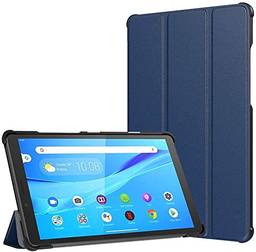 ProElite Ultra Sleek Smart Flip Case Cover for Lenovo Tab M8 HD/M8 2nd/3rd Gen FHD TB-8505F TB-8505X TB-8505FS TB-8705F Tablet (Dark Blue)