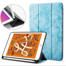 Load image into Gallery viewer, ProElite PU Smart Flip Case Cover for Apple iPad Air 3 10.5&quot; with Pencil Holder, Light Blue
