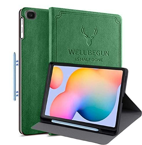 ProElite Deer Smart Flip case Cover for Samsung Galaxy Tab S6 Lite  Inch 2022 SM-P610/P615 with S Pen Holder, Green