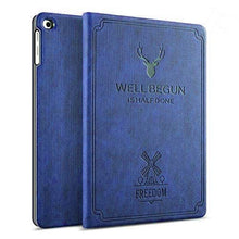 Load image into Gallery viewer, ProElite Deer Flip case Cover for Samsung Galaxy Tab A7 Lite 8.7&quot; SM-T220/T225, Dark Blue
