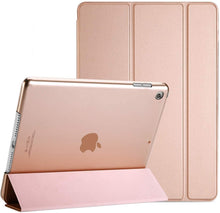 Load image into Gallery viewer, ProElite Smart Flip Case Cover for Apple iPad 9.7 inch Air 1 Air 2 5th/6th Generation Translucent Back, Gold
