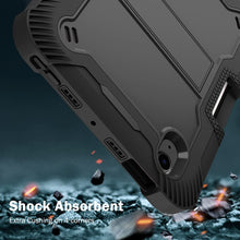 Load image into Gallery viewer, ProElite Rugged Shockproof Heavy Duty Back Case Cover for Apple iPad Mini 6/Mini 7 8.3 inch with Pencil Holder, Black
