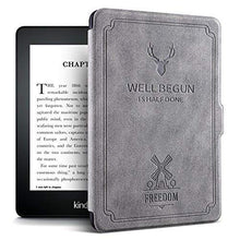 Load image into Gallery viewer, ProElite Smart Deer Flip case Cover for Amazon Kindle Paperwhite 6.8&quot; 11th Generation (Grey) [Fits Signature Edition Also]
