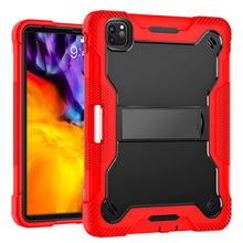 Load image into Gallery viewer, ProElite Rugged Shockproof Heavy Duty Back Case Cover for Apple iPad Pro 11&quot; 2021/2020/2018 &amp; iPad Air 5th/4th Gen 10.9&quot; (with Pencil Holder), Red
