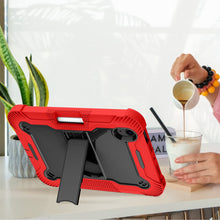 Load image into Gallery viewer, ProElite Rugged Shockproof Heavy Duty Back Case Cover for Apple iPad Mini 6/Mini 7 8.3 inch with Pencil Holder, Red
