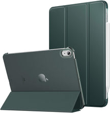 Load image into Gallery viewer, ProElite Smart Flip Case Cover for Apple iPad Air 4th/5th Gen 10.9 inch , Translucent Back, Dark Green
