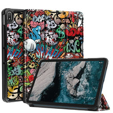 Load image into Gallery viewer, ProElite Smart Trifold Flip case Cover for Nokia Tab T20 10.36 inch Tablet, Hippy
