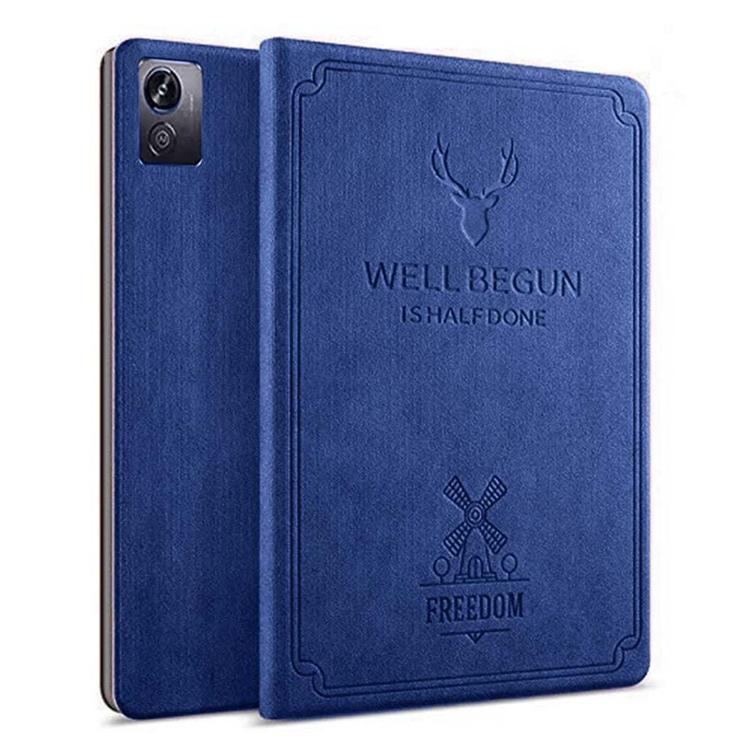 ProElite Deer Flip case Cover for Realme Pad X 11 inch Tablet, Dark Blue
