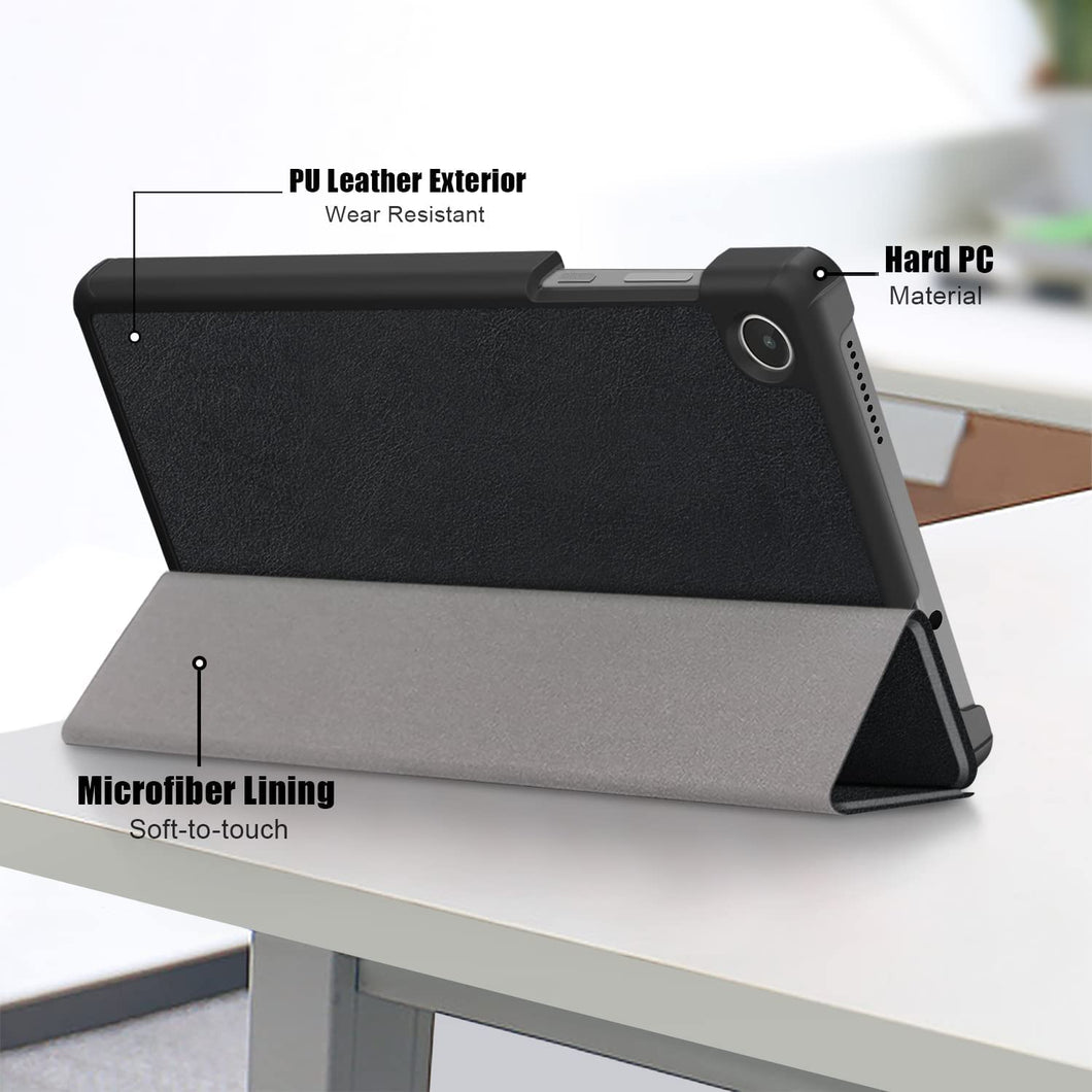 ProElite Smart Flip Case Cover for Lenovo Tab M8 4th Generation 8 inch Tablet, Black