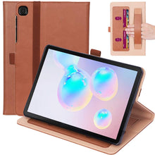 Load image into Gallery viewer, ProElite Business Smart Case Cover for Samsung Galaxy Tab S6 Lite 10.4 Inch SM-P610/P615 with S Pen Holder [Brown]
