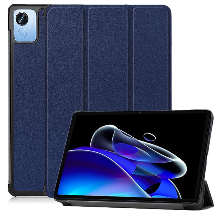 ProElite Slim Trifold Flip case Cover for Realme Pad X 11 inch Tablet, Dark Blue