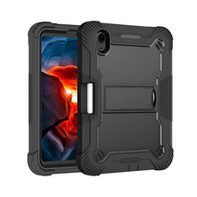 Load image into Gallery viewer, ProElite Rugged Shockproof Heavy Duty Back Case Cover for Apple iPad Mini 6/Mini 7 8.3 inch with Pencil Holder, Black
