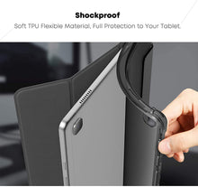 Load image into Gallery viewer, ProElite Flip case Cover for for Lenovo Tab M10 HD 2nd Gen TB-X306X / Smart Tab M10 HD 2nd Gen TB-X306F, Black (Soft Transparent Back)
