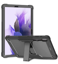 Load image into Gallery viewer, ProElite Rugged Shockproof Heavy Duty Back Case Cover for Samsung Galaxy Tab S8 Plus/S7 Plus/S7 FE 12.4 Inch SM-X800/X806/T970/T975/T976/T735, with S Pen Holder, Black
