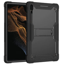 Load image into Gallery viewer, ProElite Rugged Shockproof Heavy Duty Back Case Cover for Samsung Galaxy Tab S8 Ultra 14.6 inch (SM-X900/ X906), with S Pen Holder, Black
