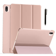 Load image into Gallery viewer, ProElite Smart Flip Case Cover for Xiaomi Mi Pad 5 11&quot;, Translucent Back with Stylus Pen, Rose Gold
