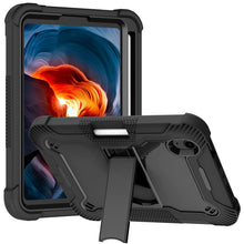 Load image into Gallery viewer, ProElite Rugged Shockproof Heavy Duty Back Case Cover for Apple iPad Mini 6/Mini 7 8.3 inch with Pencil Holder, Black

