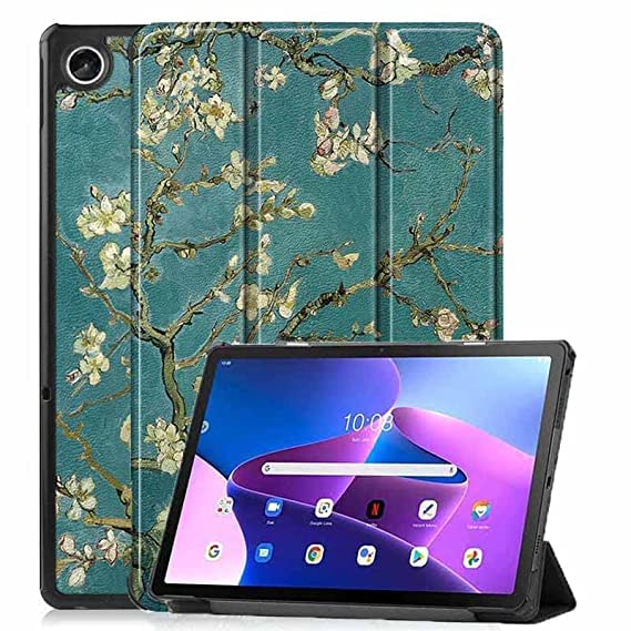 ProElite Sleek Smart Flip Case Cover for Lenovo Tab M10 FHD Plus (3rd Gen) 10.6 inch Tablet (Will Not Fit M10 5G Model ) , Flowers