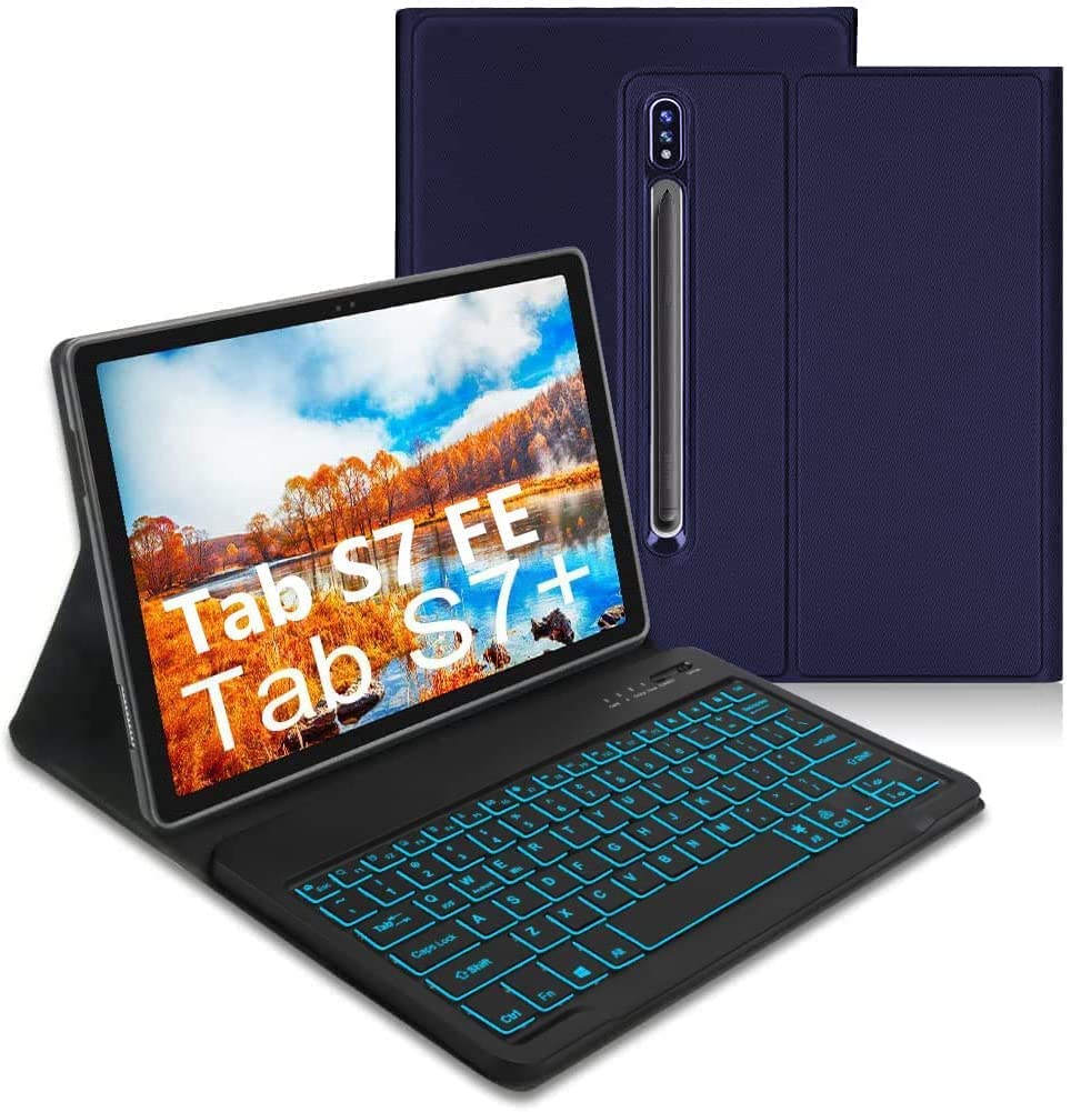 ProElite Keyboard case for Samsung Galaxy Tab S8 Plus/S7 Plus/S7 FE 12.4