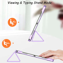 Load image into Gallery viewer, ProElite Smart Flip Case Cover for Xiaomi Mi Pad 5 11&quot;, Translucent Back with Stylus Pen, Lavender

