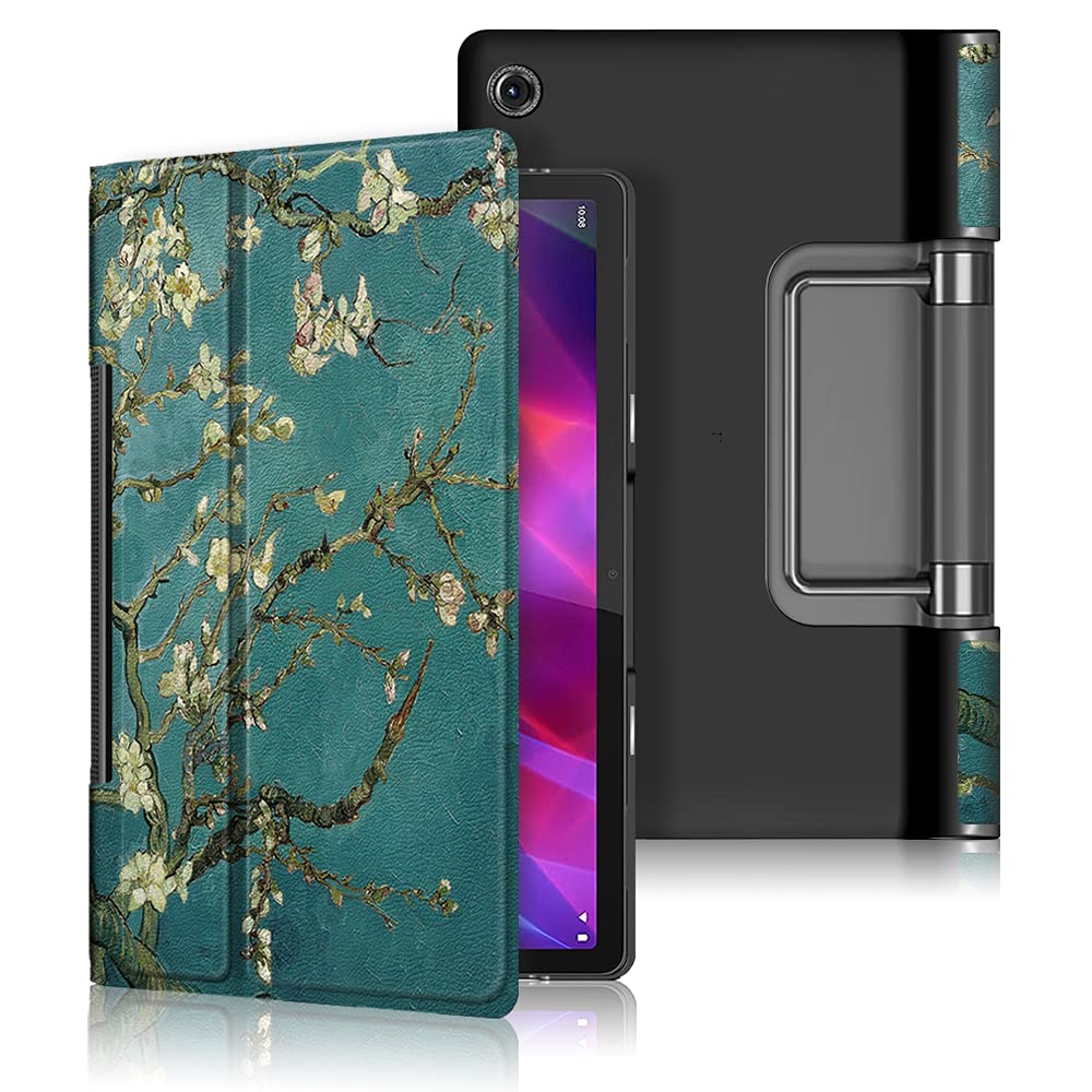 ProElite PU Leather Flip case Cover for Lenovo Yoga Tab 11 (YT-J706F) 11 inch Tablet, Flowers