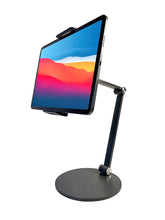 Load image into Gallery viewer, ProElite Mutli Angle Aluminum Tablet Stand Desk Holder for Apple iPad, iPhones, Galaxy Tab, Xiaomi Pad, Redmi Pad, Oneplus Pad,Lenovo Tab, Kindle Upto 12.9 inch, Space Grey
