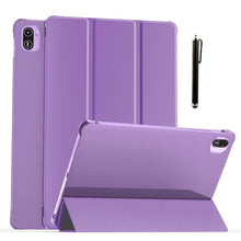 Load image into Gallery viewer, ProElite Smart Flip Case Cover for Xiaomi Mi Pad 5 11&quot;, Translucent Back with Stylus Pen, Lavender

