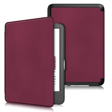 Load image into Gallery viewer, ProElite Slim Smart Flip case Cover for Amazon Kindle 6&quot; 300 ppi 11th Generation 2022, Wine Red
