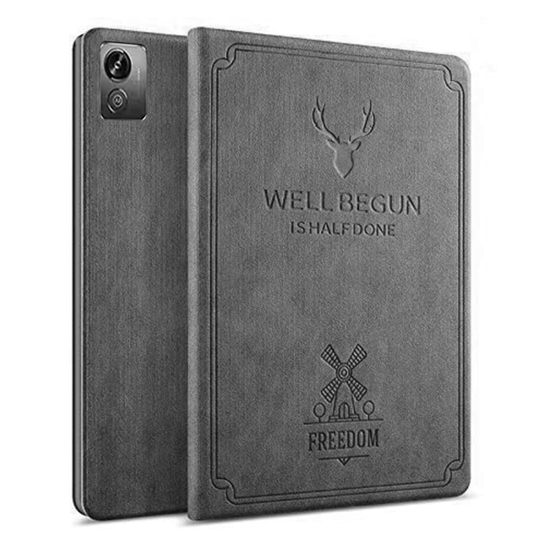 ProElite Deer Flip case Cover for Realme Pad X 11 inch Tablet, Grey