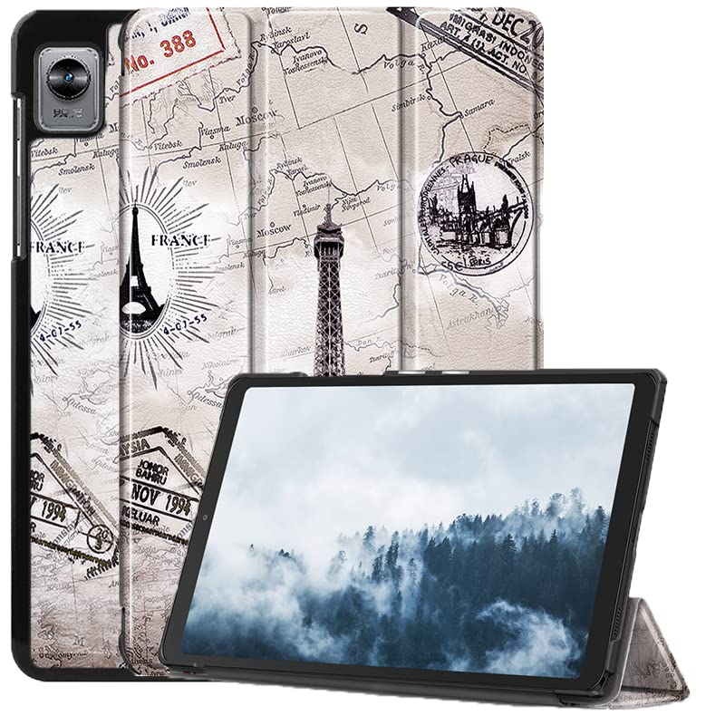 ProElite Slim Trifold Flip case Cover for Realme PadMini 8.68 inch Tablet, Eiffel