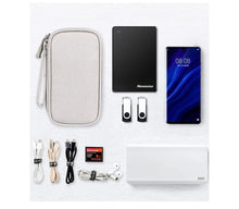 Load image into Gallery viewer, ProElite Nylon 2 Layers Power Bank case Hard Drive Case for 2.5-inch Western Digital, Seagate, Toshiba, Electronic Organizer Case for Gadget Hard Disk, Earphone, Waterproof, Black
