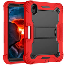 Load image into Gallery viewer, ProElite Rugged Shockproof Heavy Duty Back Case Cover for Apple iPad Mini 6/Mini 7 8.3 inch with Pencil Holder, Red

