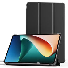 Load image into Gallery viewer, ProElite Smart Flip Case Cover for Xiaomi Mi Pad 5 11&quot;, Translucent Back with Stylus Pen, Black
