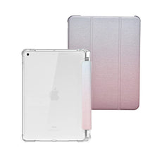 Load image into Gallery viewer, ProElite Smart Flip Case Cover for Apple iPad Air 4th/5th Gen 10.9 inch , Transparent Soft Back, Cyan Blue

