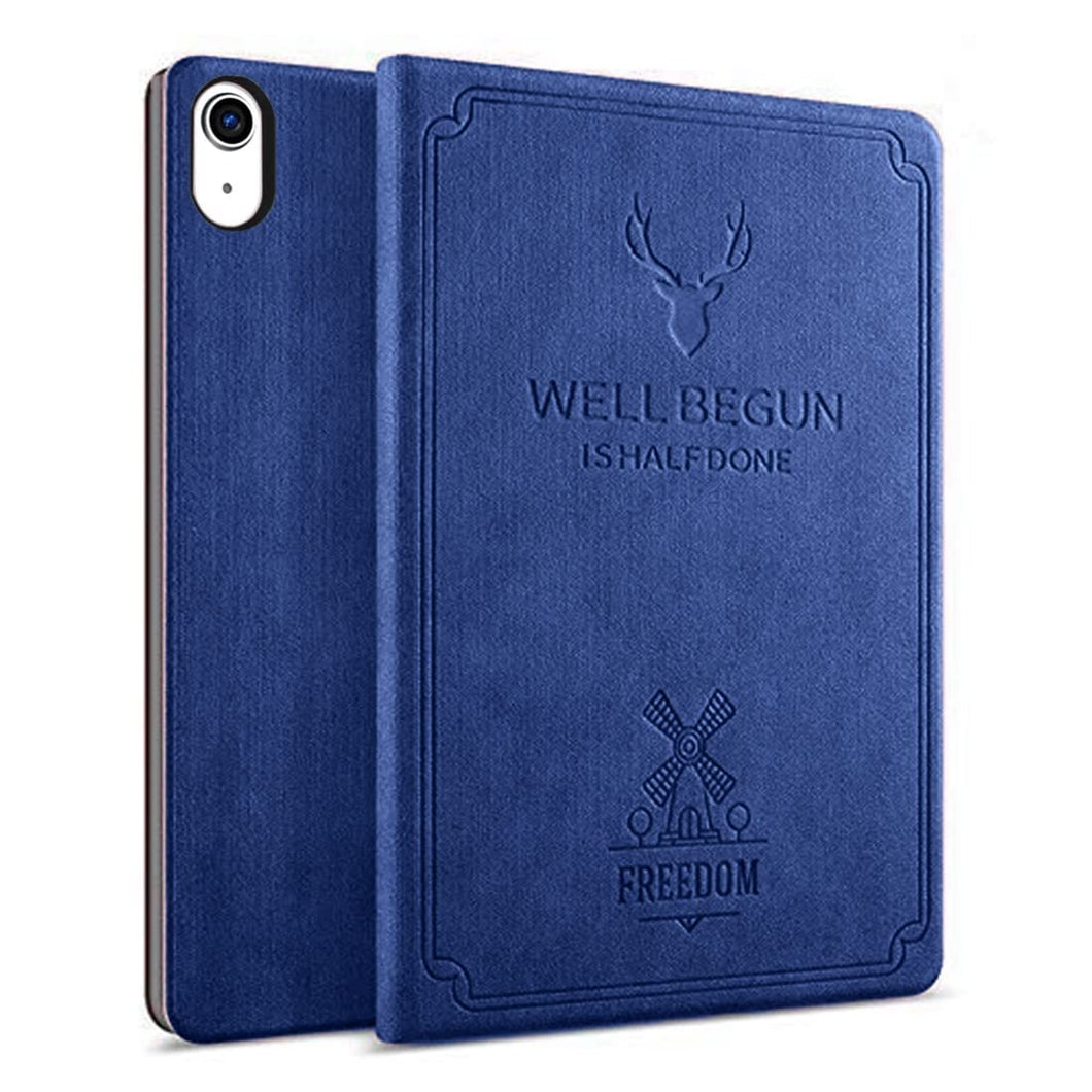 ProElite Cover for Apple iPad (A16) 11th/10th Gen (2025/2022) Case Cover, Smart Deer Flip case Cover for Apple iPad 11th/10th Gen 2025/2022, Dark Blue