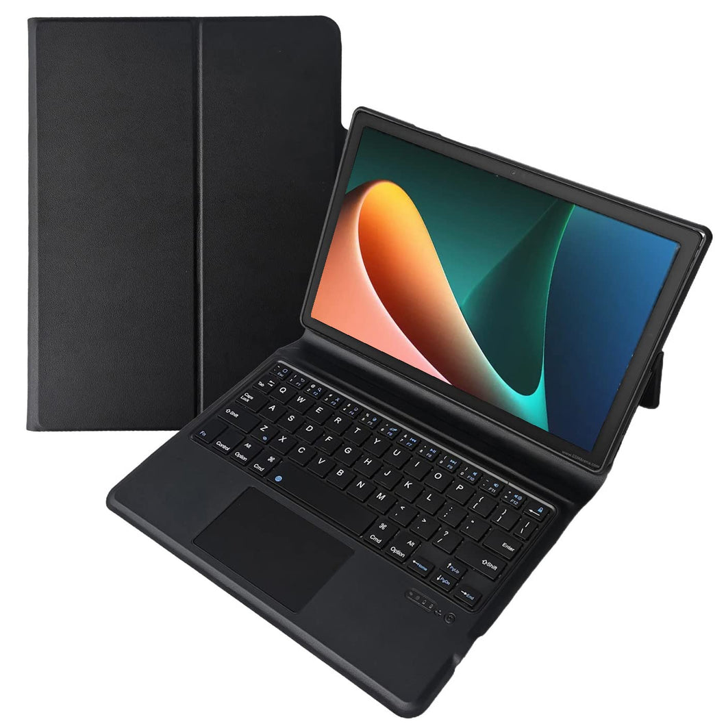 ProElite Wireless Bluetooth TouchPad Keyboard flip case Cover for Xiaomi Mi Pad 5 11 inch, Black